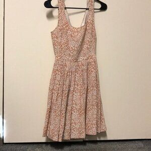 Orange Floral Club Monaco Dress